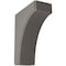 Ekena Millwork 3 1/2"W x 8"D x 10"H Clarksville Wood Vintage Decor Bracket, Reclaimed Grey BKTWD04X08X10CVGY - alternate 1